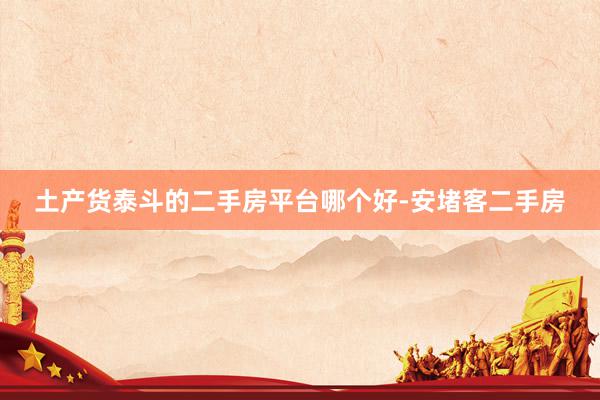 土产货泰斗的二手房平台哪个好-安堵客二手房